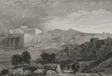 General view of Bethlehem, 1840. Creator: Aubert
