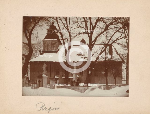 General view of Church of St James the Apostle from the south, Rzgow, between 1905-1914. Creator: Unknown.