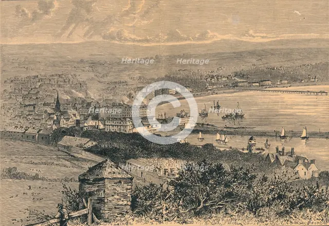 'General View of Douglas', 1880. Artist: Unknown.