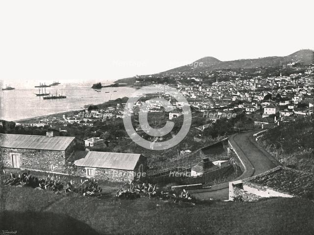 General view of Funchal, Madeira, Portugal, 1895.  Creator: Unknown.