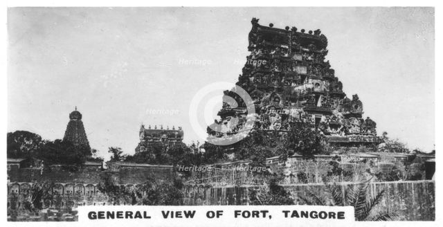 General view of fort, Tangore, Tamil Nadu, India, c1925. Artist: Unknown