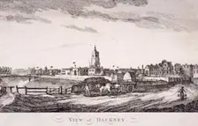 General view of Hackney, London, c1800. Artist: Anon
