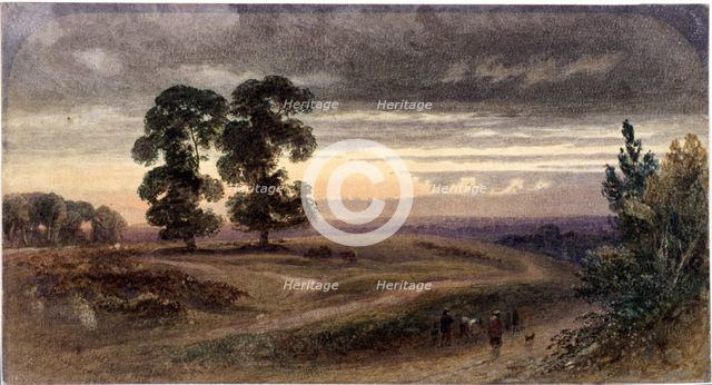 General view of Hampstead, London, 1849. Artist: George Henry Hine