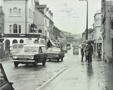 General view of Hoe Street, Walthamstow, London, 1972. Creator: Unknown