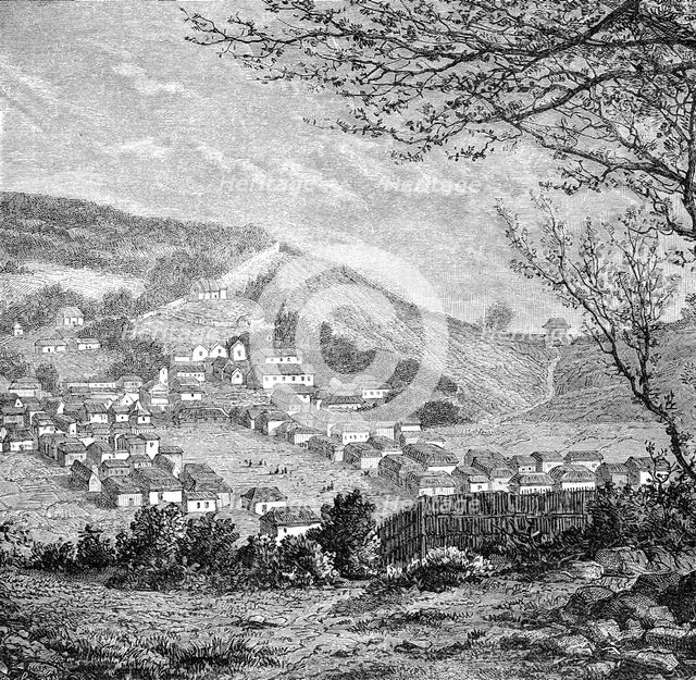 'General view of Kang-Hoa, Lower Hang-Kiang', c1890. Artist: Unknown