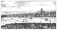 General view of London, 1666, (1909)