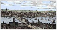 General view of London, 1666, (1909)