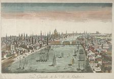 General View of London, 18th Century. Creator: Unknown