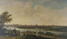 General view of Paris, taken from the base of Chaillot hill, around 1650, between 1645 and 1655. Creator: Unknown