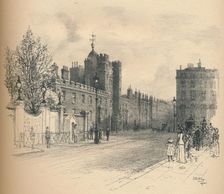 General View of St. James's Palace, From Pall Mall 1902. Artist: Thomas Robert Way