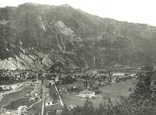 General view of the town of Interlaken, Switzerland, 1895. Creator: Unknown
