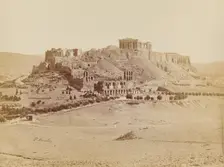General view of the Acropolis from the southwest, 1880. Creator: Petros Moraites
