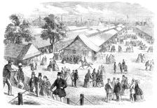 General view of the agricultural show at Battersea, 1862. Creator: Unknown