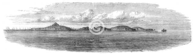 General view of the Chincha Islands, lately seized by the Spaniards, 1864. Creator: Unknown.