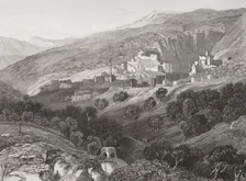 General view of the city, Nazareth, 1840. Creator: Aubert