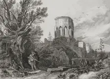General view of the city, Nazareth, 1840. Creator: Aubert