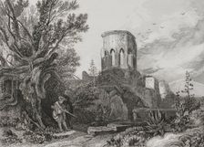 General view of the city, Nazareth, 1840. Creator: Aubert