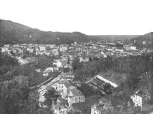 General view of the city of Carrara, Italy, 1895. Creator: Unknown