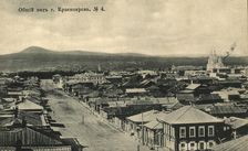 General view of the city of Krasnoyarsk, 1905. Creator: Unknown