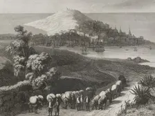 General view of the city of La Coruna, Galicia, Spain, 1853. Creator: Unknown