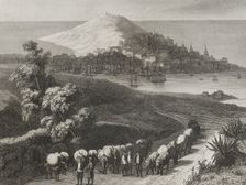 General view of the city of La Coruna, Galicia, Spain, 1853. Creator: Unknown