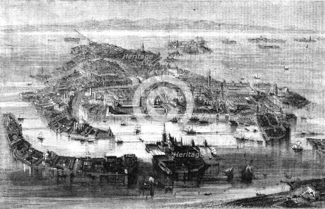 'General view of the City of Venice', 1854. Creator: Unknown.