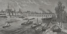 General view of the city, Bordeaux, France, 1870. Creator: Fernando Miranda