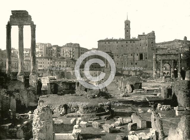 General view of the Forum, Rome, Italy, 1895.  Creator: W & S Ltd.