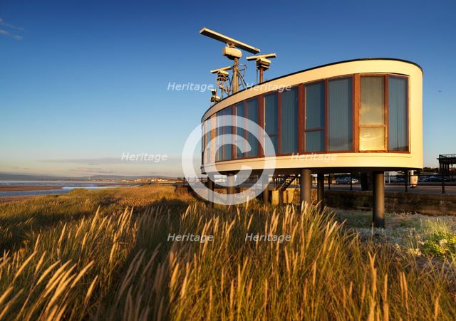 General view of the Fleetwood Nautical College Radar Training Station from the north-west, 2013. Creator: James O Davies.