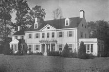 General view of the garden front of the house of James R Van Dyck, Hackensack, New Jersey, 1922