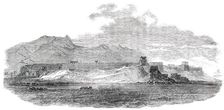 General View of the Great Wall of China, from the Sea, 1850. Creator: Unknown