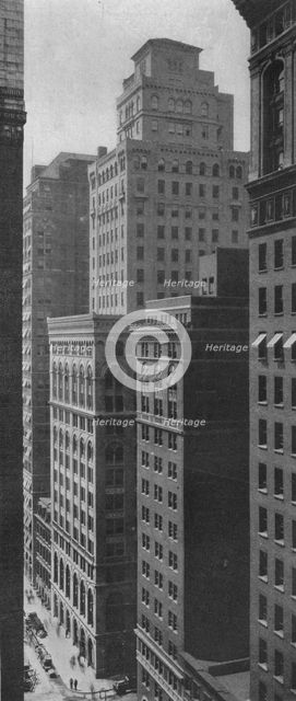 General view of the Johns-Manville Building, New York City, 1924. Artist: Unknown.