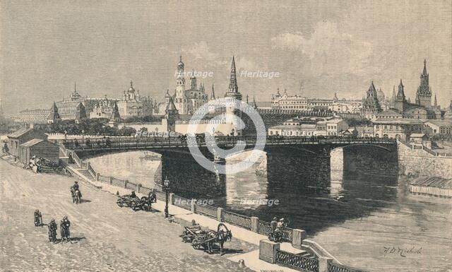 'General View of the Kremlin', c1900.  Artist: John Hellawell.