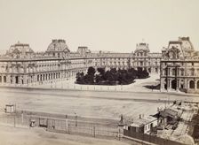 General View of the Louvre, Paris, between 1860 and 1870. Creator: Edouard Baldus