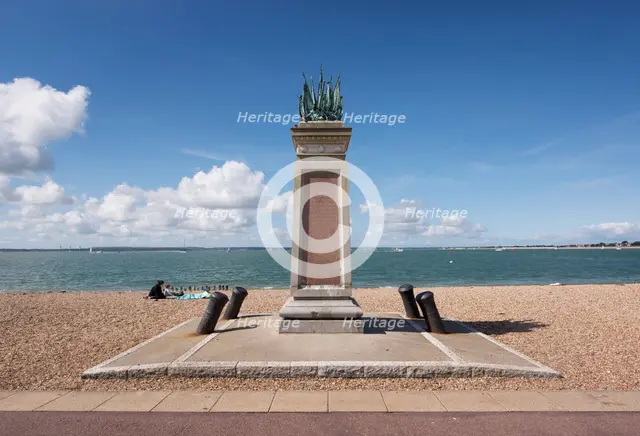 General view of the memorial to the officers, seamen and marines of the HMS Shannon Naval..., 2017. Creator: James O Davies.
