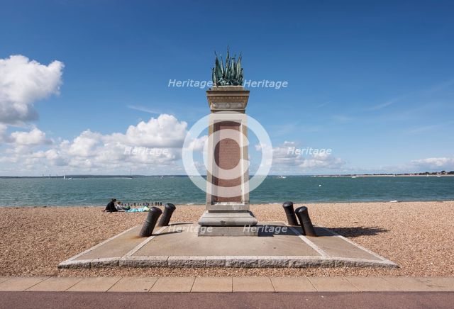 General view of the memorial to the officers, seamen and marines of the HMS Shannon Naval..., 2017. Creator: James O Davies.