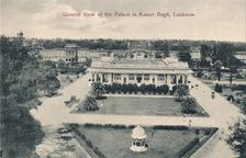 General View of the Palace in Kaiser Bagh, Lucknow c1900