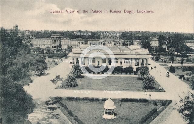 'General View of the Palace in Kaiser Bagh, Lucknow', c1900. Artist: Unknown.