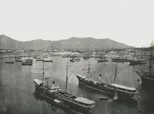 General view of the port, Palermo, Sicily, Italy, 1895. Creator: W & S Ltd