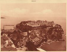 General view of the Principality of Monaco 1930. Creator: Unknown