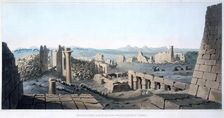 General View of the Ruins of the Great Temple at Carnac Egypt, 1820. Artist: I Clark