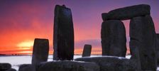 General view of the stones at sunset, Stonehenge, Wiltshire, 2008. Artist: Historic England Staff Photographer