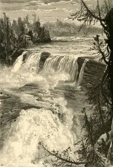 General View of Trenton Falls, from East Bank 1872. Creator: James L. Langridge