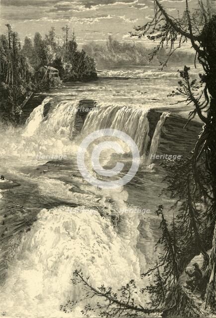 'General View of Trenton Falls, from East Bank', 1872. Creator: James L. Langridge.