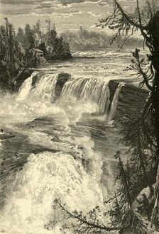 General View of Trenton Falls, from East Bank 1872. Creator: James L. Langridge