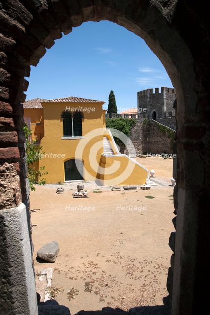 General view, Beja Castle, Beja, Portugal, 2009.  Creator: Samuel Magal.