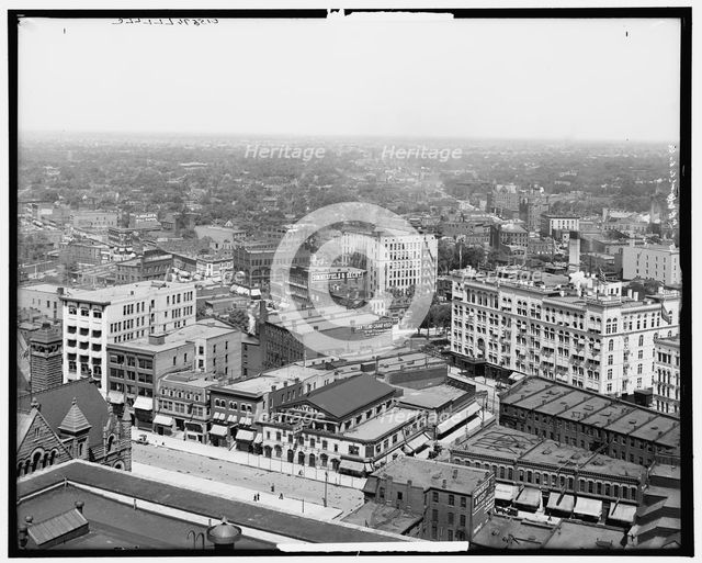 General view, Detroit, Mich., c1908. Creator: Unknown.