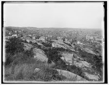 General view from bluffs, Duluth, Minn., c1898. Creator: Unknown