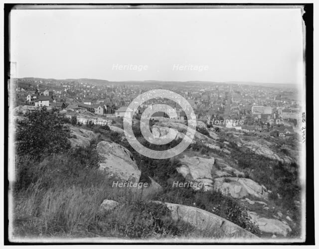 General view from bluffs, Duluth, Minn., c1898. Creator: Unknown.