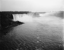 General view from International (Upper Steel Arch) Bridge, Niagara Falls, NY, between 1900 and 1915. Creator: Unknown
